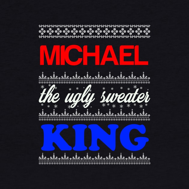 MICHAEL the Ugly Sweater King> Happy Holidays by CoolApparelShop